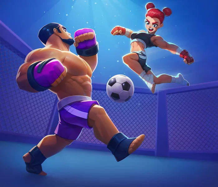 Μαχητές του Big Clash παίζουν ποδόσφαιρο, μπόνους αθλητικών